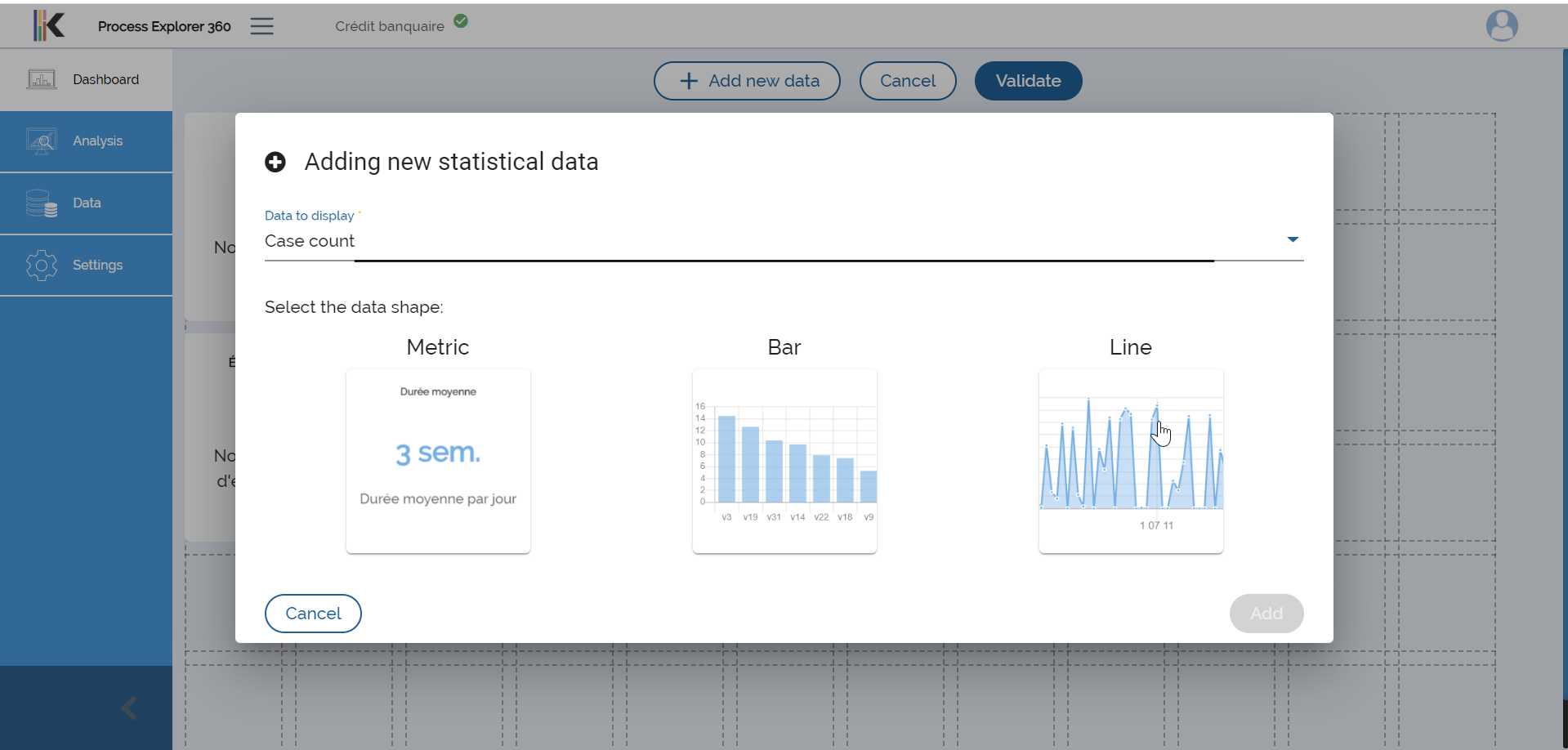 Select data shape