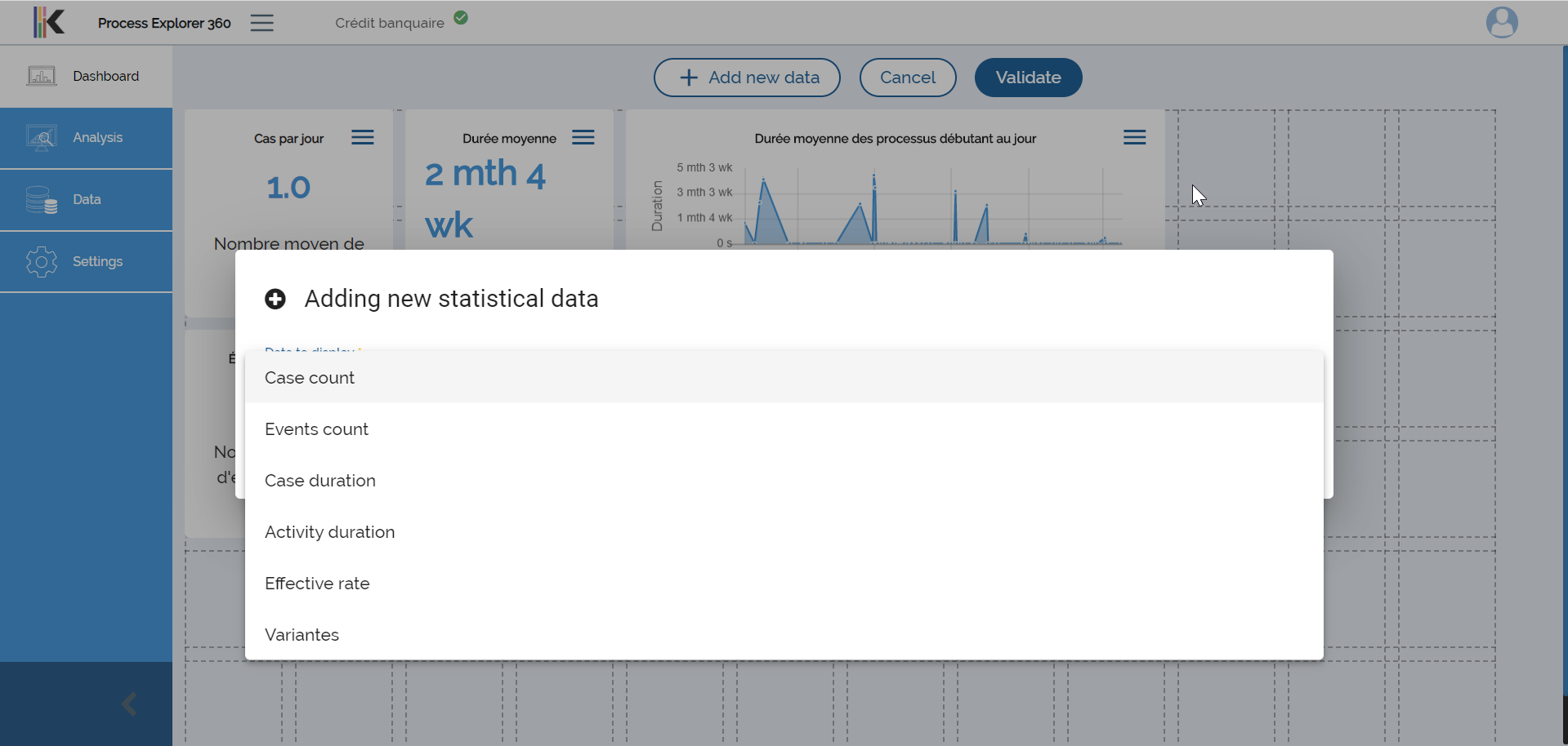 Select data source