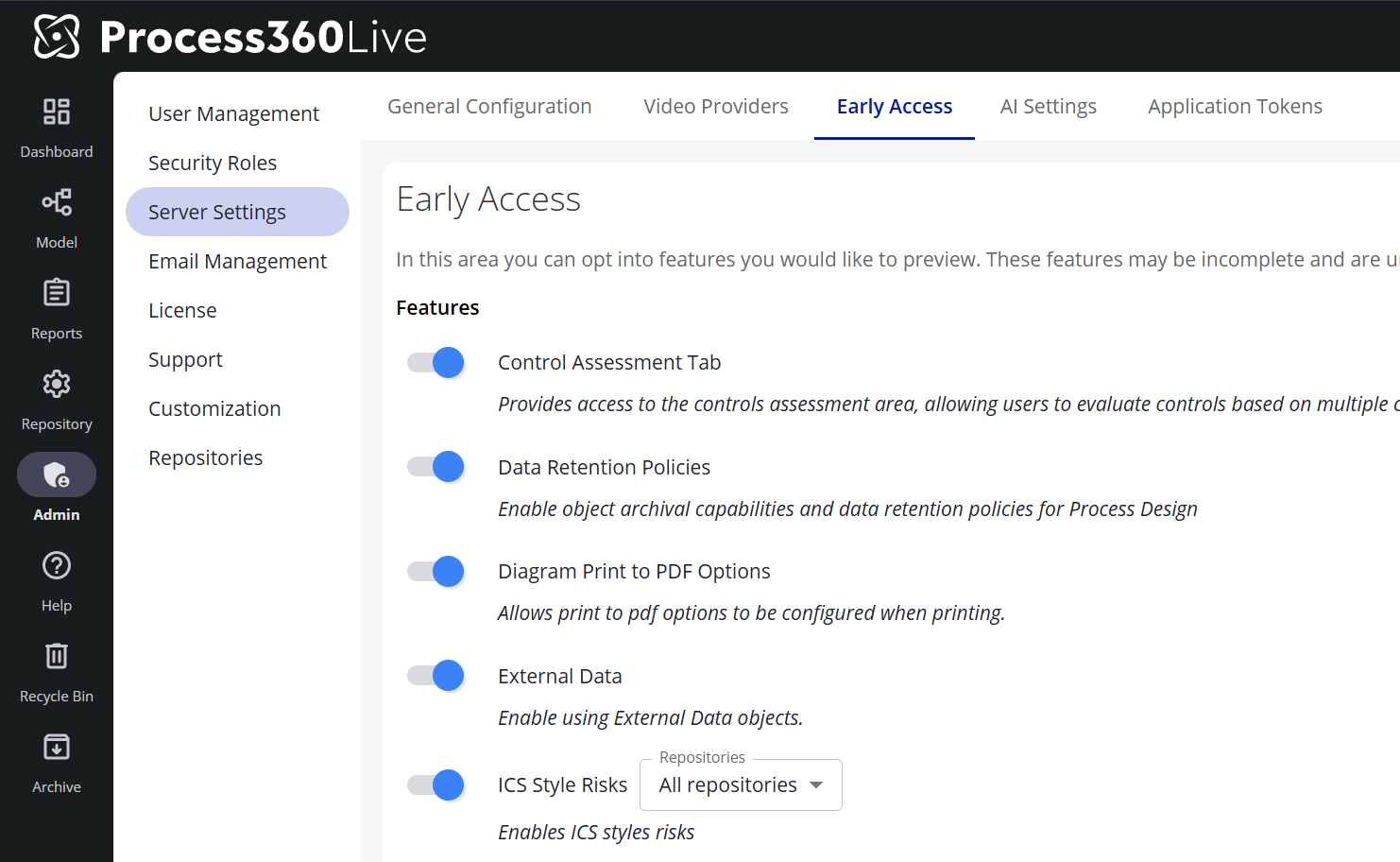 How to enable Early Access features