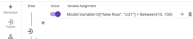 The assignment preview showing the targeted cell.